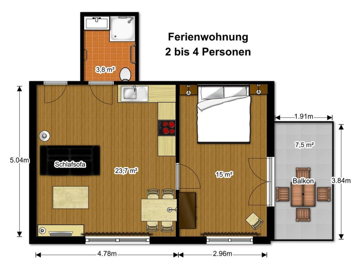 B & B Gmeineck Seeboden Exteriér fotografie